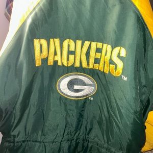 Vintage packers logo 7 proline jacket size large